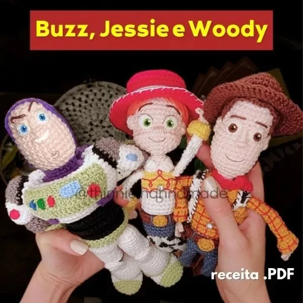 Buzz, Jessie e Woody, vista 1